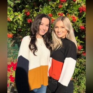 LA Hearts- Pac Sun Colorblock Sweater size M